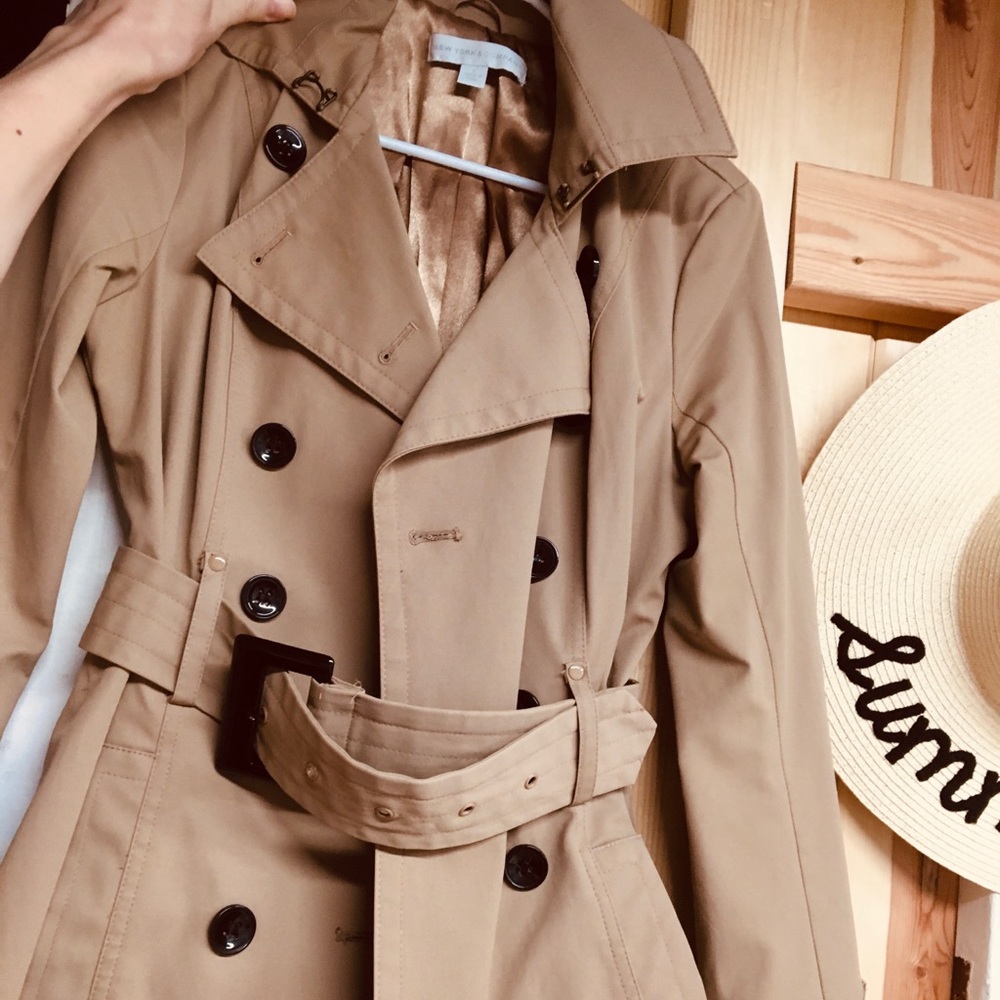 Rain trench coat